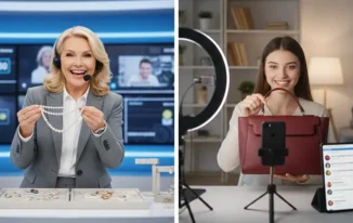 Key differences between TV home shopping networks and social media live commerce